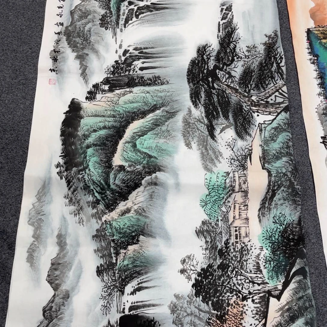 国画国画老师手绘作品