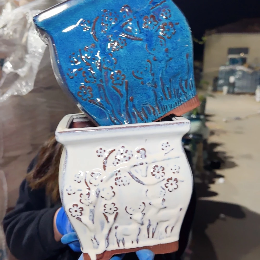 花盆紫砂高17口16