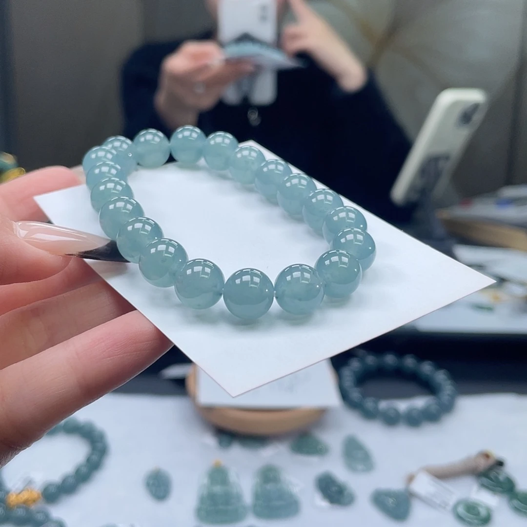 翡翠未镶嵌套链天然a货翡翠