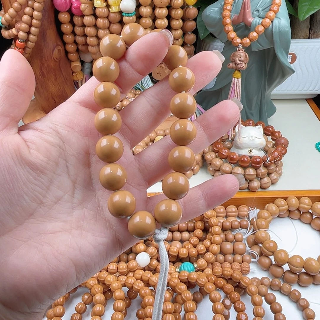 猴头核桃把件手串