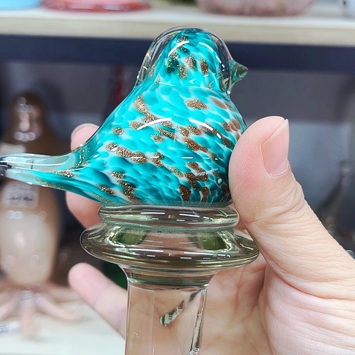 家悦琉璃花瓶摆件