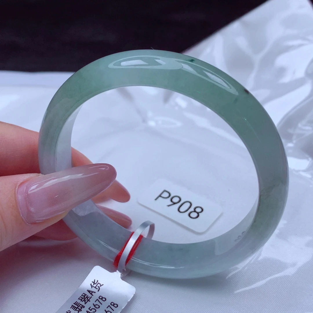 翡翠未镶嵌手镯手镯55