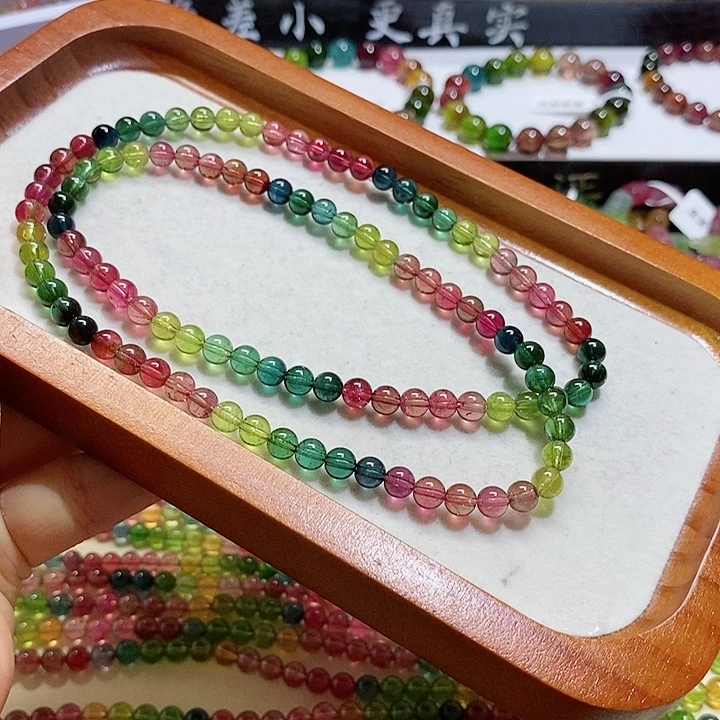 碧玺手链未镶嵌碧玺手链5.7毫米