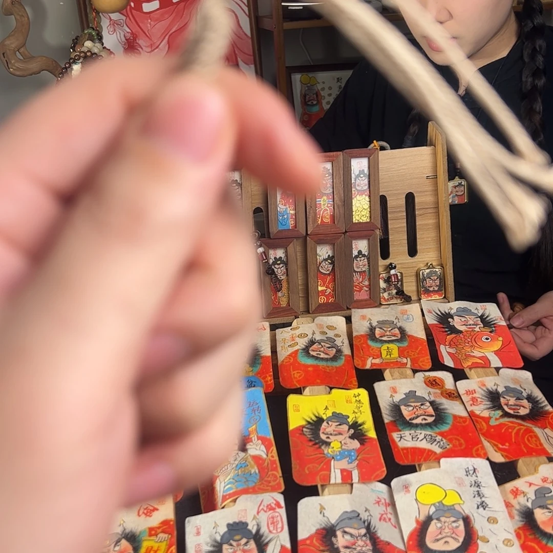 纯手绘手工制作挂件偏