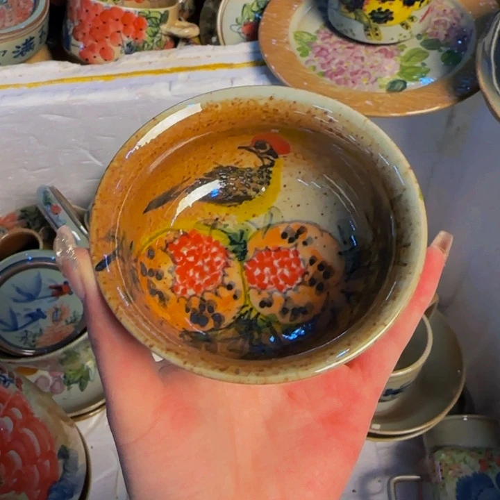 瓷片景德镇陶瓷手工手绘