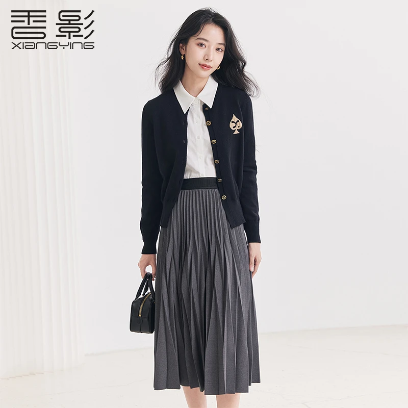 Z3101756毛针织衫 香影法式毛衣女长袖冬季新款气质