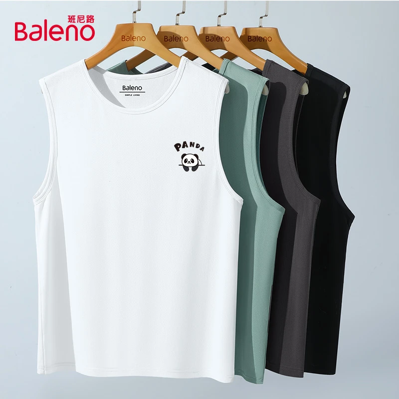 班尼路冰丝背心男款爆款2025新款夏季轻薄透气速干衣休闲外穿PCB