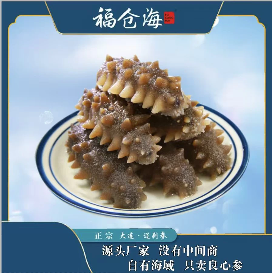 福仓海大连正宗海鲜深海辽参Q弹即食海参8-10头1斤装解冻即可吃