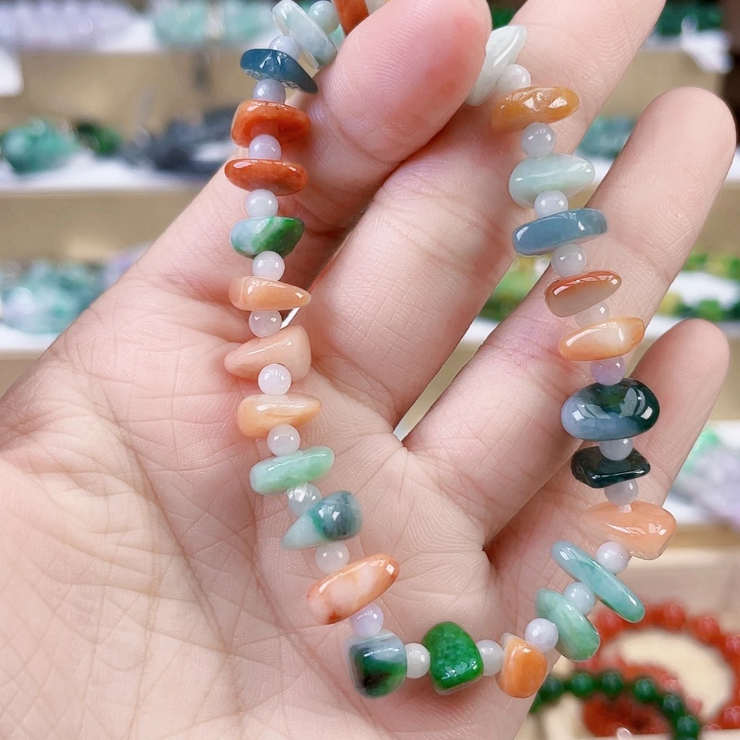翡翠未镶嵌手链手链