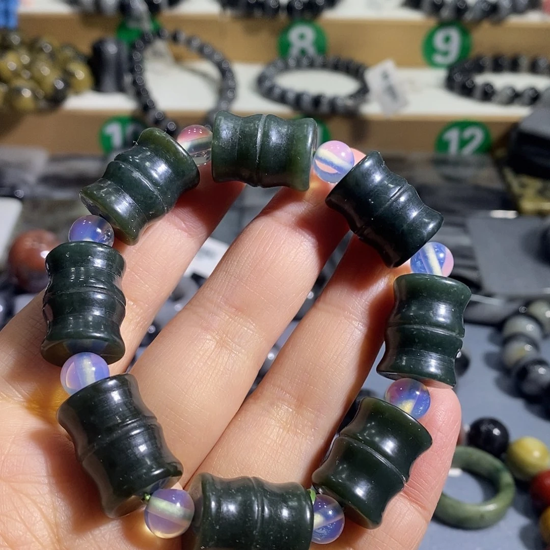 和田玉未镶嵌手链