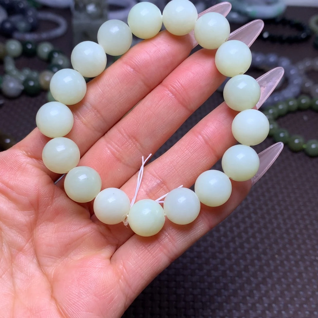 未镶嵌手串和田玉卡12