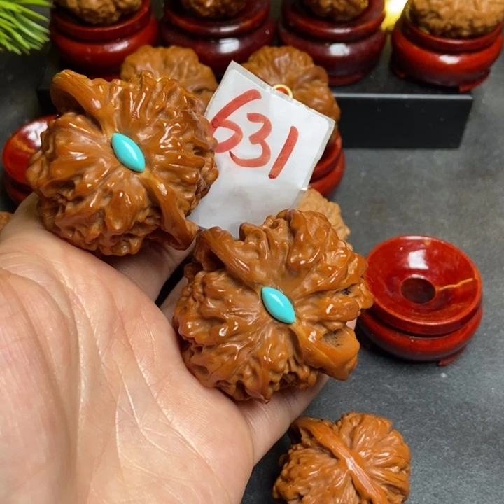 文玩核桃把件阿*49官帽631