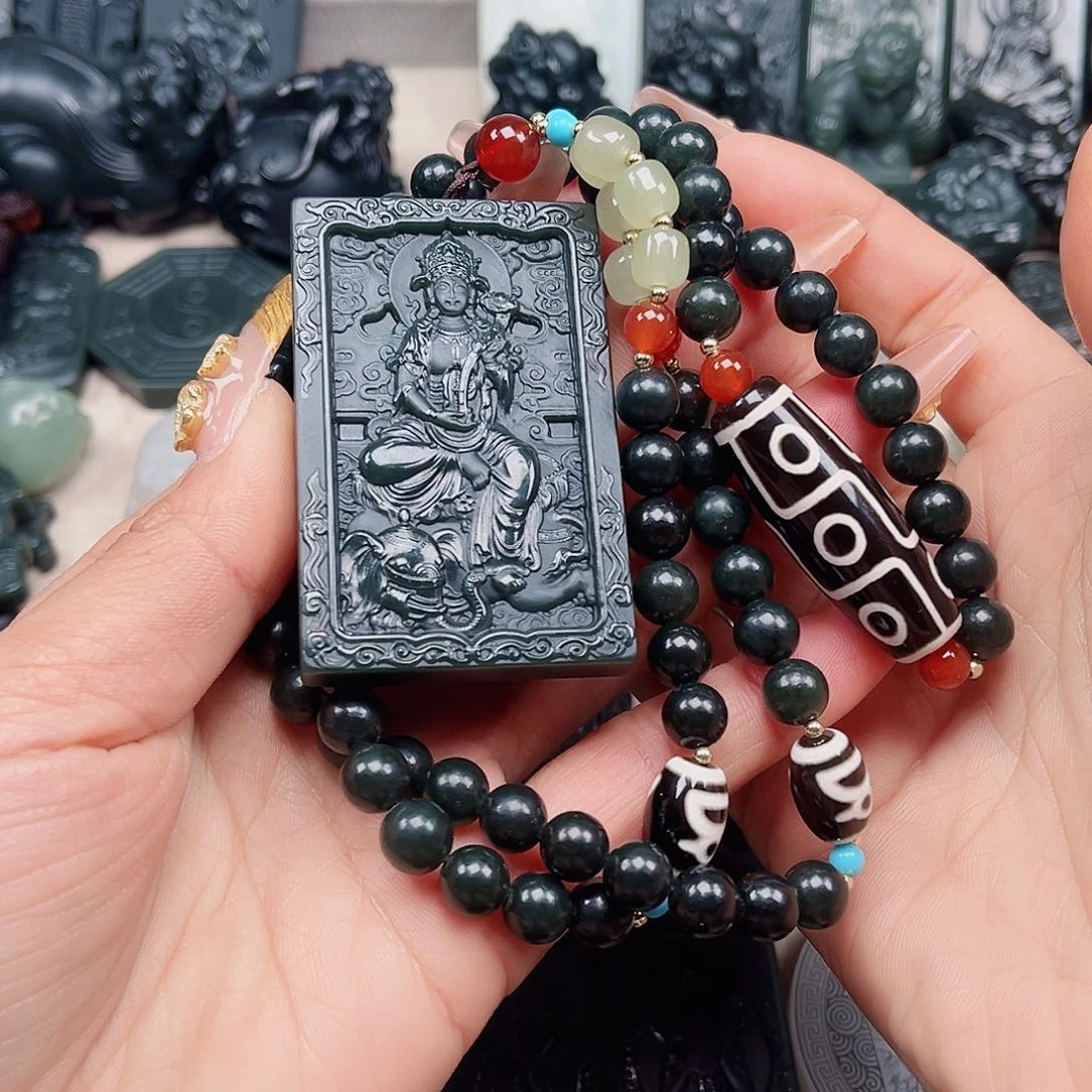 和田玉颈饰未镶嵌