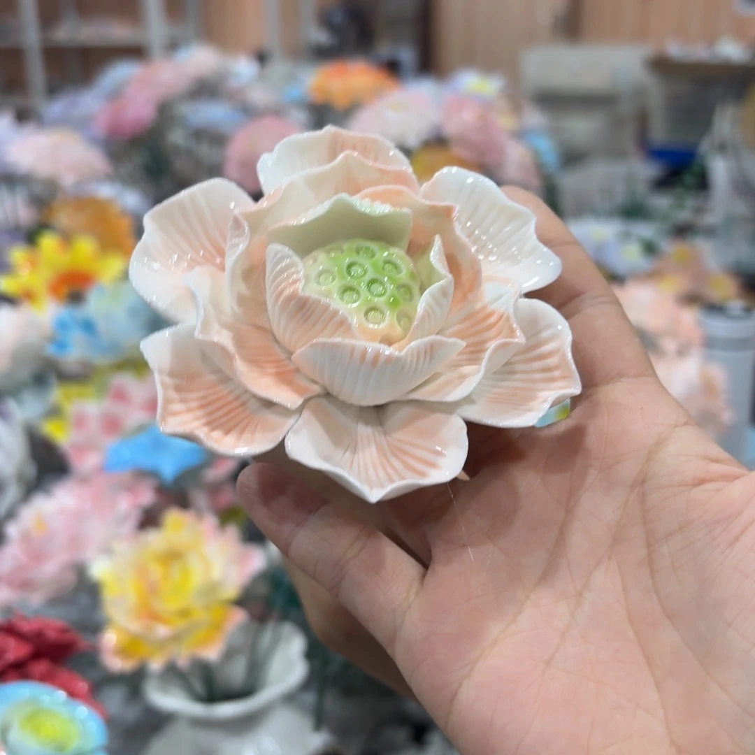 陶瓷花，拍满20发货，退款拉黑