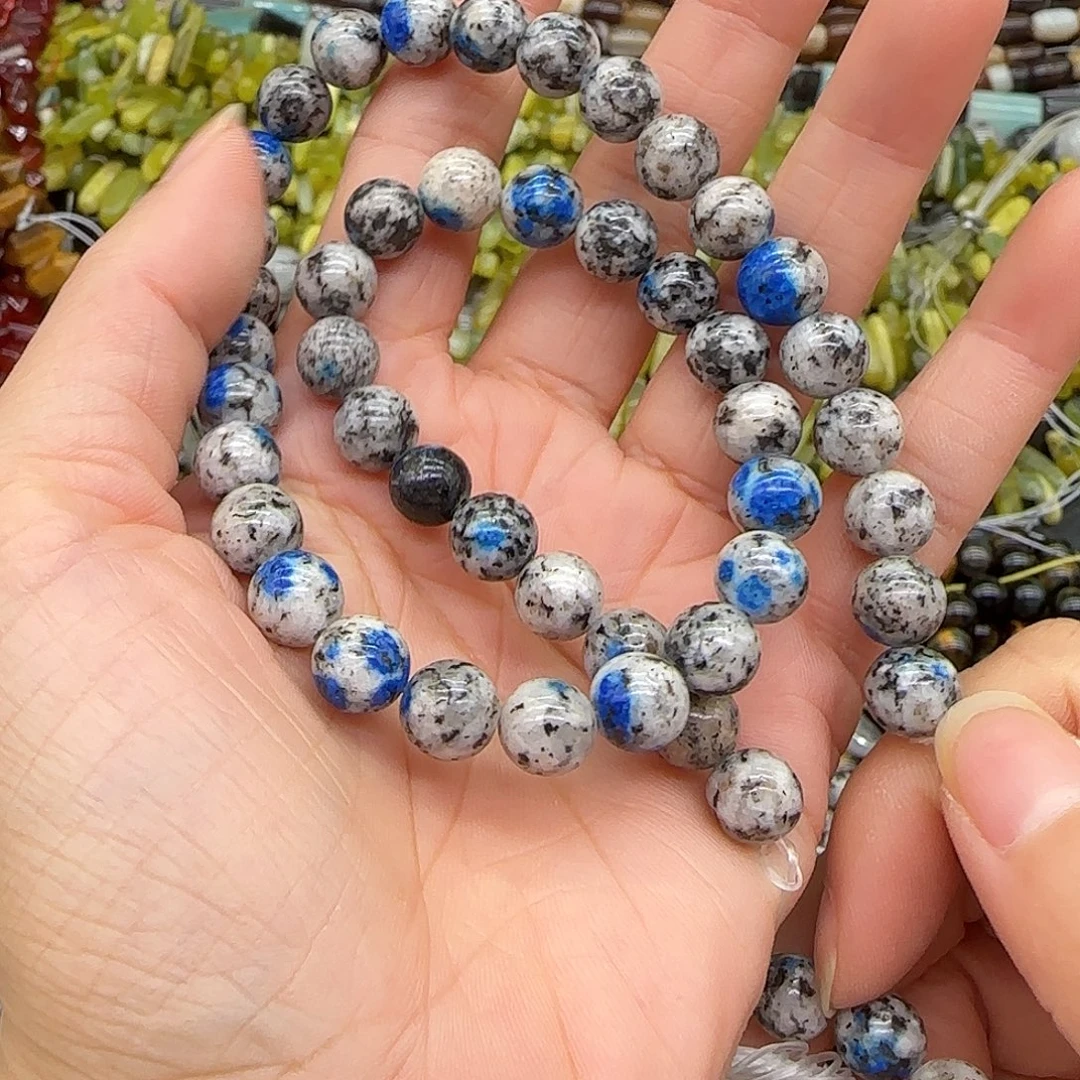 玛瑙/玉髓合金珠宝半成品k2一条8mm