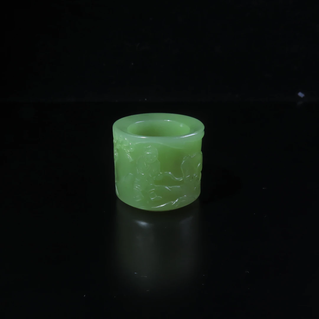 民国黄玉扳指/MZ610862/和田玉/民族文物