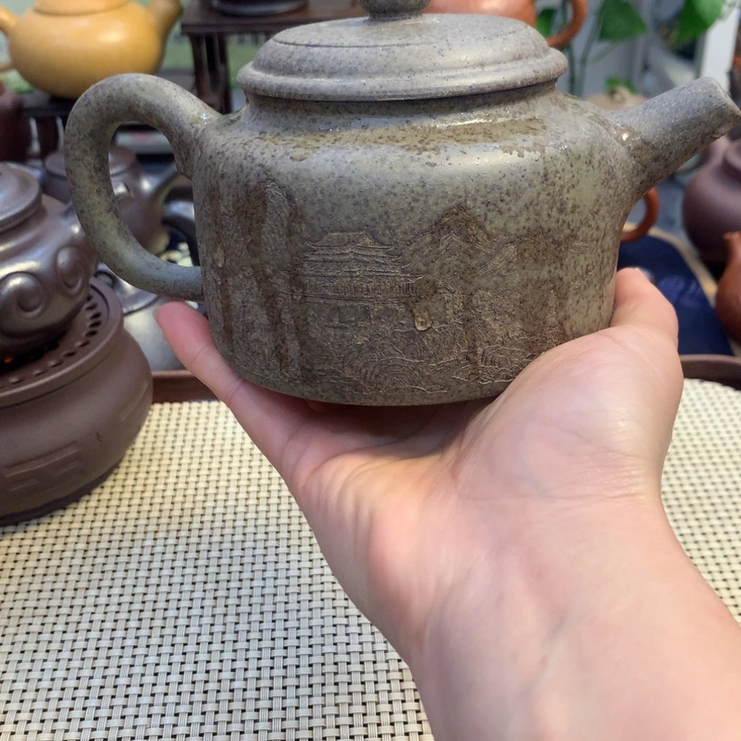 紫砂茶壶宜兴原矿fhj