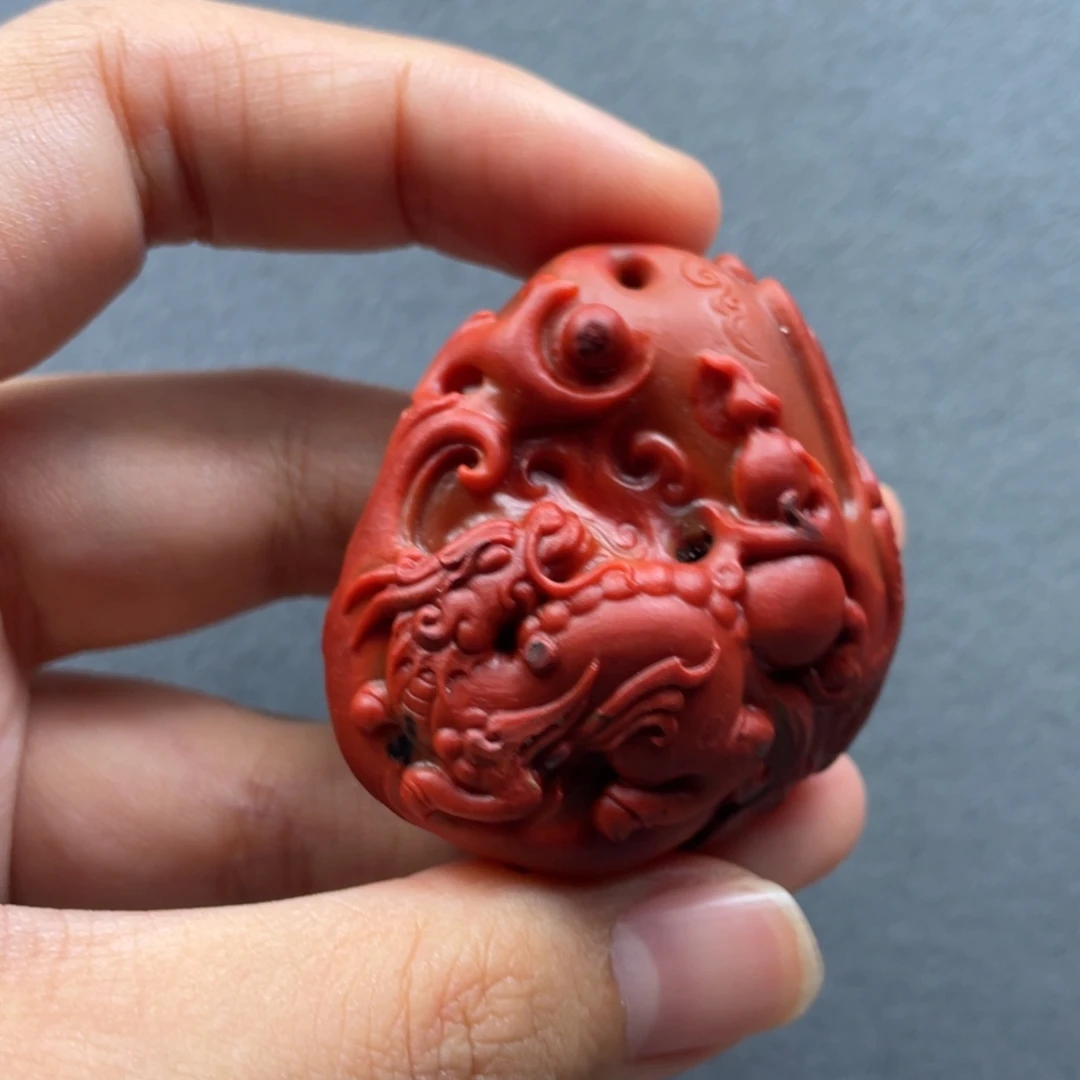 *****未镶嵌配饰南红玛瑙麒麟