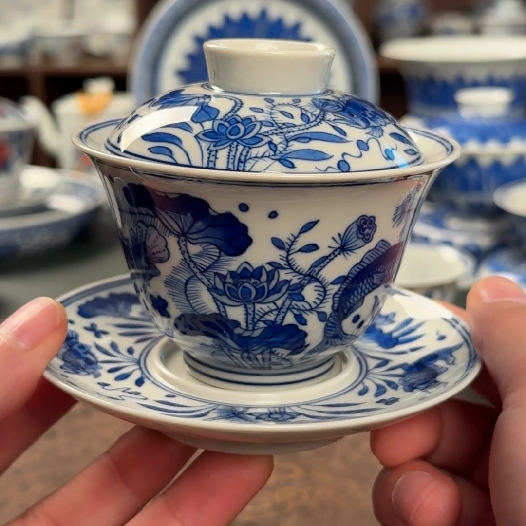 纯手工手绘陶瓷茶具