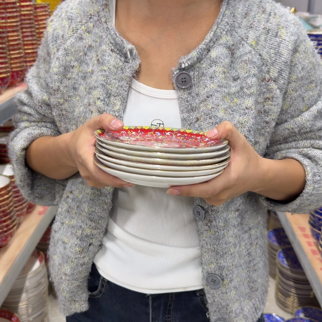 景德镇珐琅彩餐具