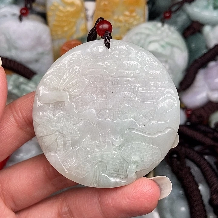 颈饰未镶嵌翡翠翡翠