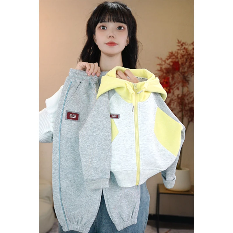 【品质上新】儿童春装套装2025新款男女童中大童春秋洋气时髦