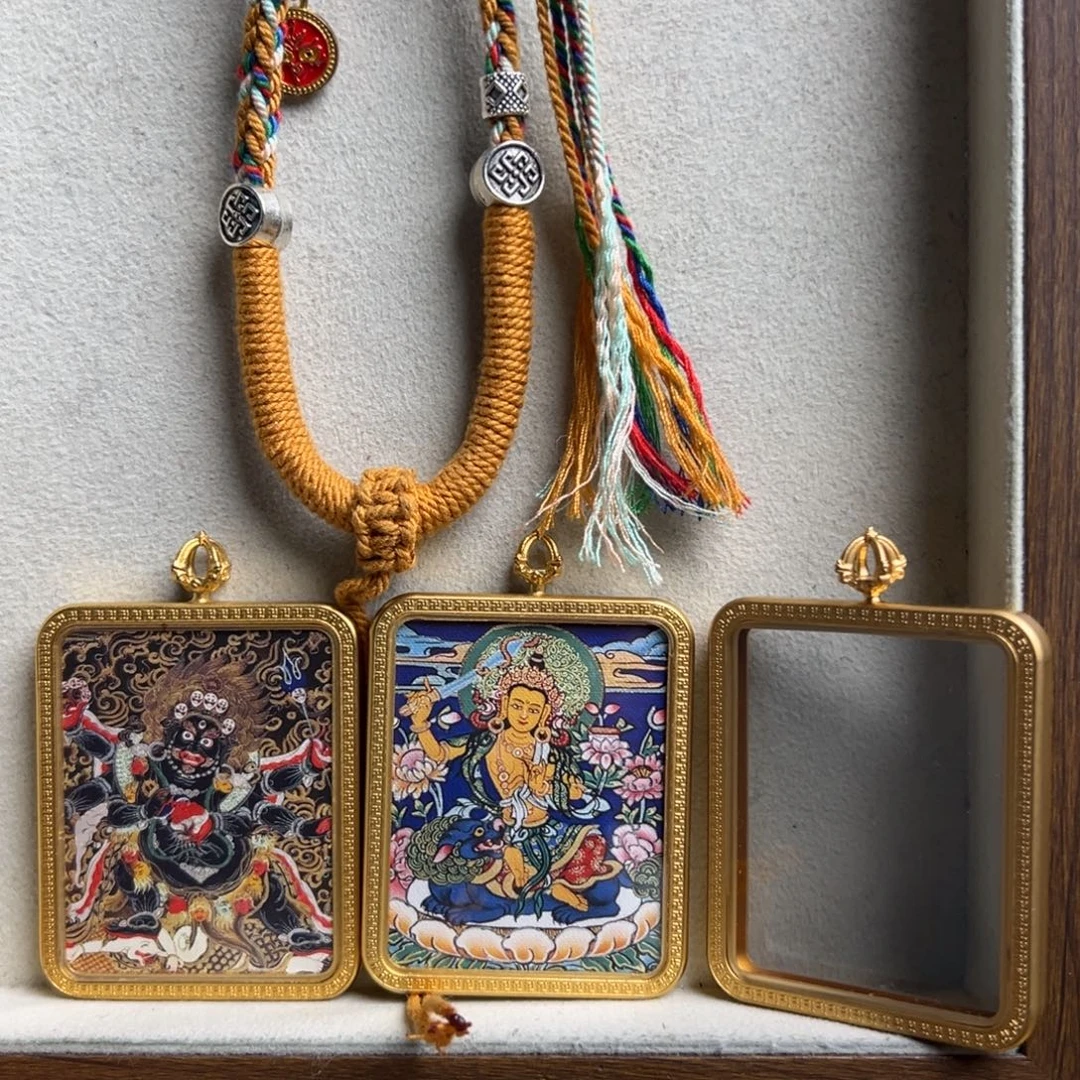 李***子吊坠双面定制 大黑 文殊