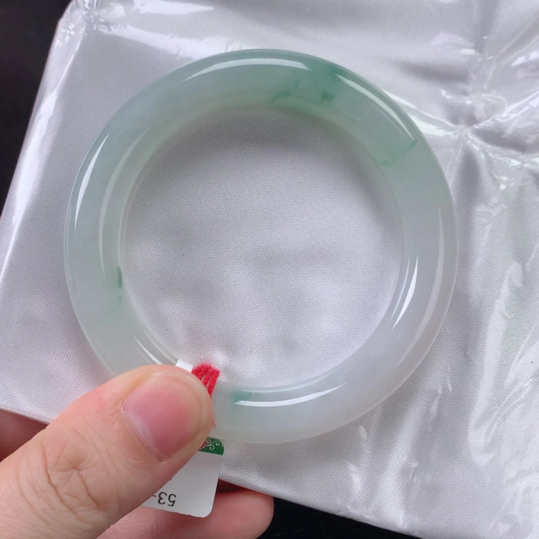 未镶嵌手镯翡翠缅甸天然翡翠手镯53