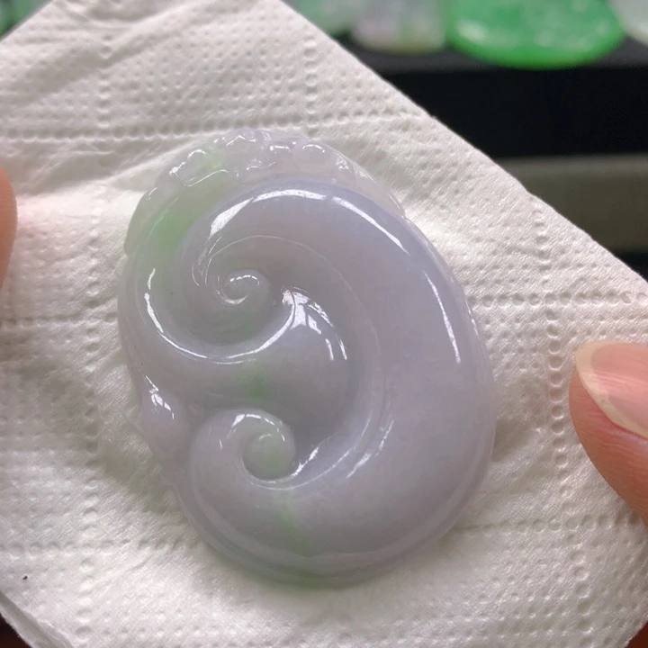 翡翠未镶嵌挂件翡翠