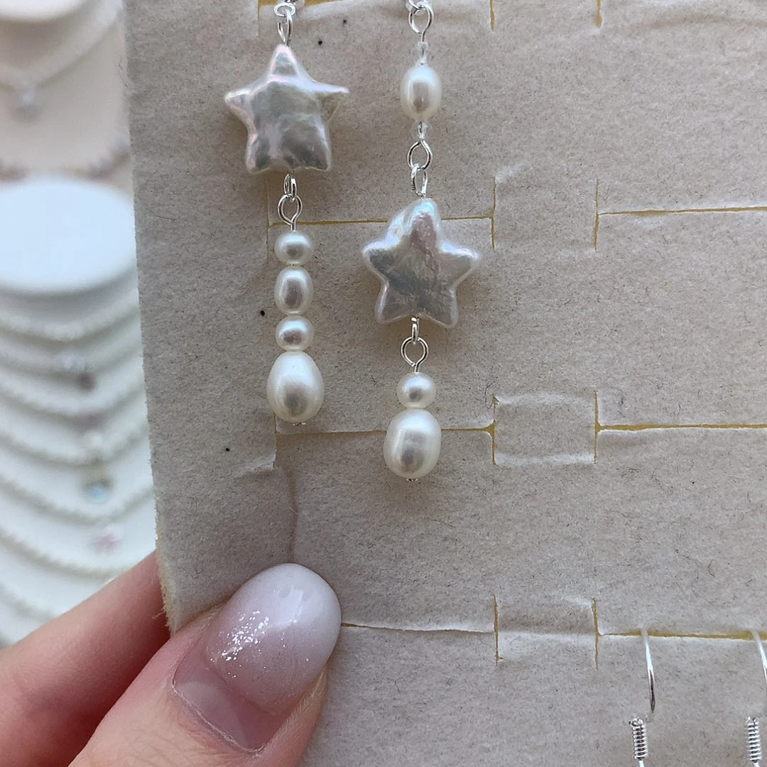 淡水珍珠耳饰未镶嵌