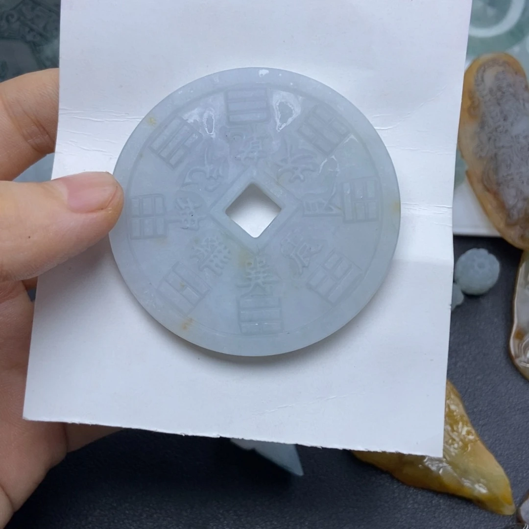 未镶嵌定制翡翠清**意山鬼