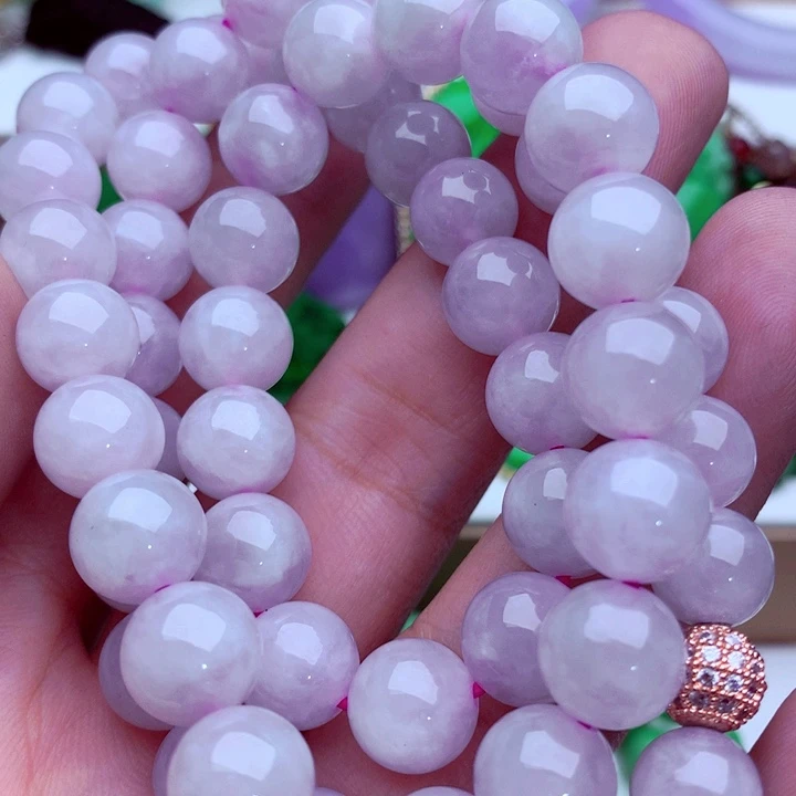 翡翠未镶嵌毛衣链