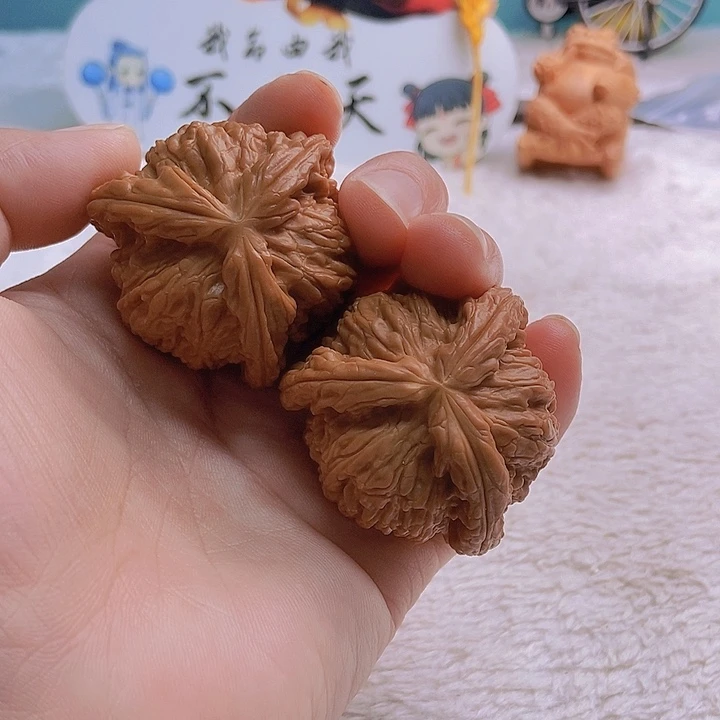 把件文玩核桃花*男三棱