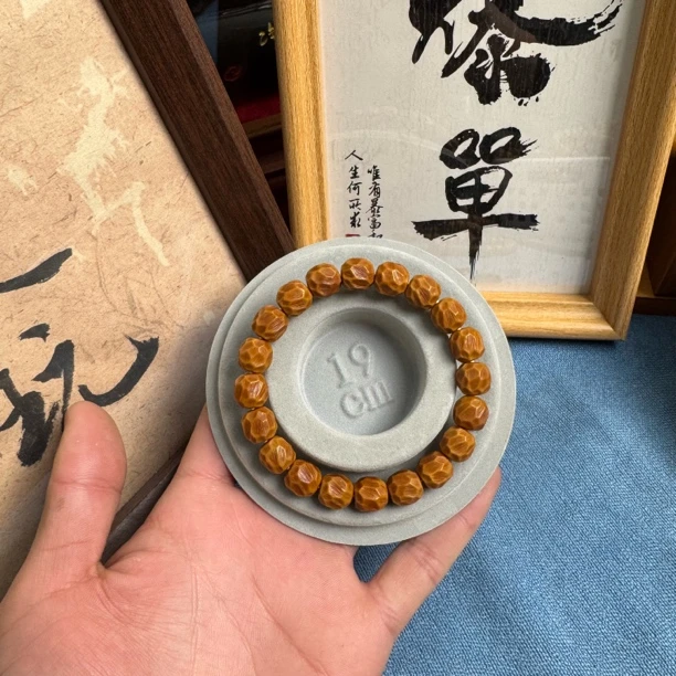 微微瑕【刀痕】无相奶酪猴头精工雕刻文玩，手工制作