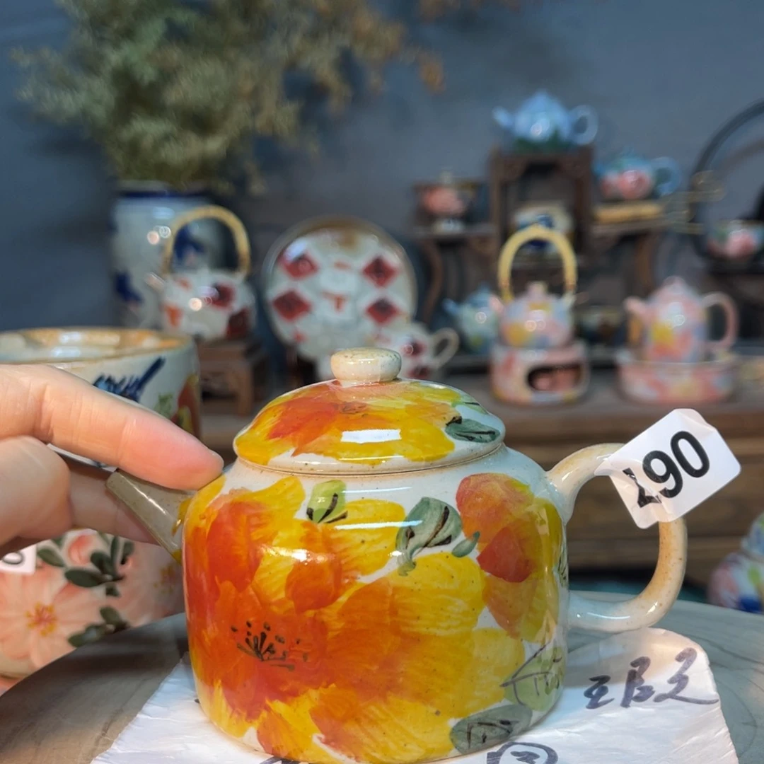 杯素浅陶瓷手工手绘