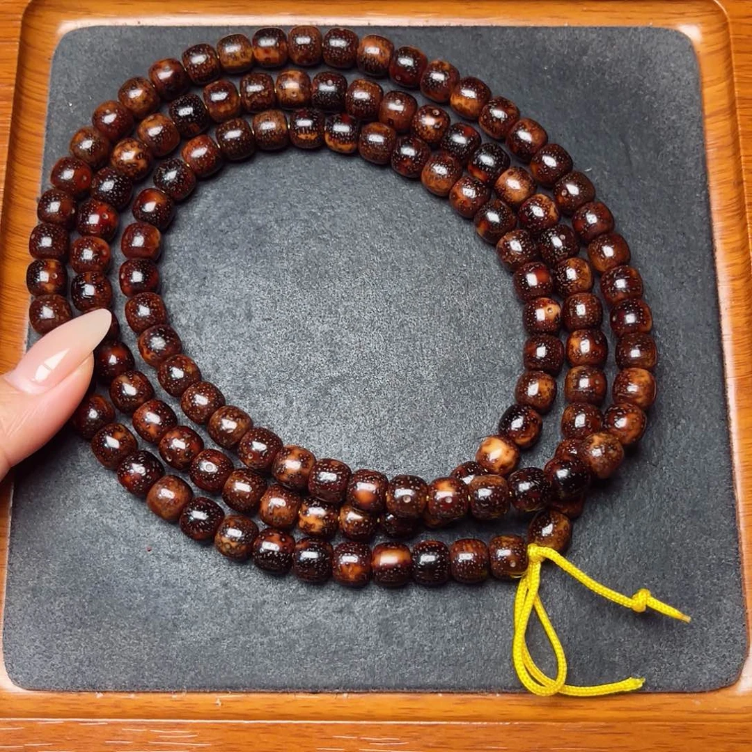 A***n星月菩提吊坠老型桶珠星月