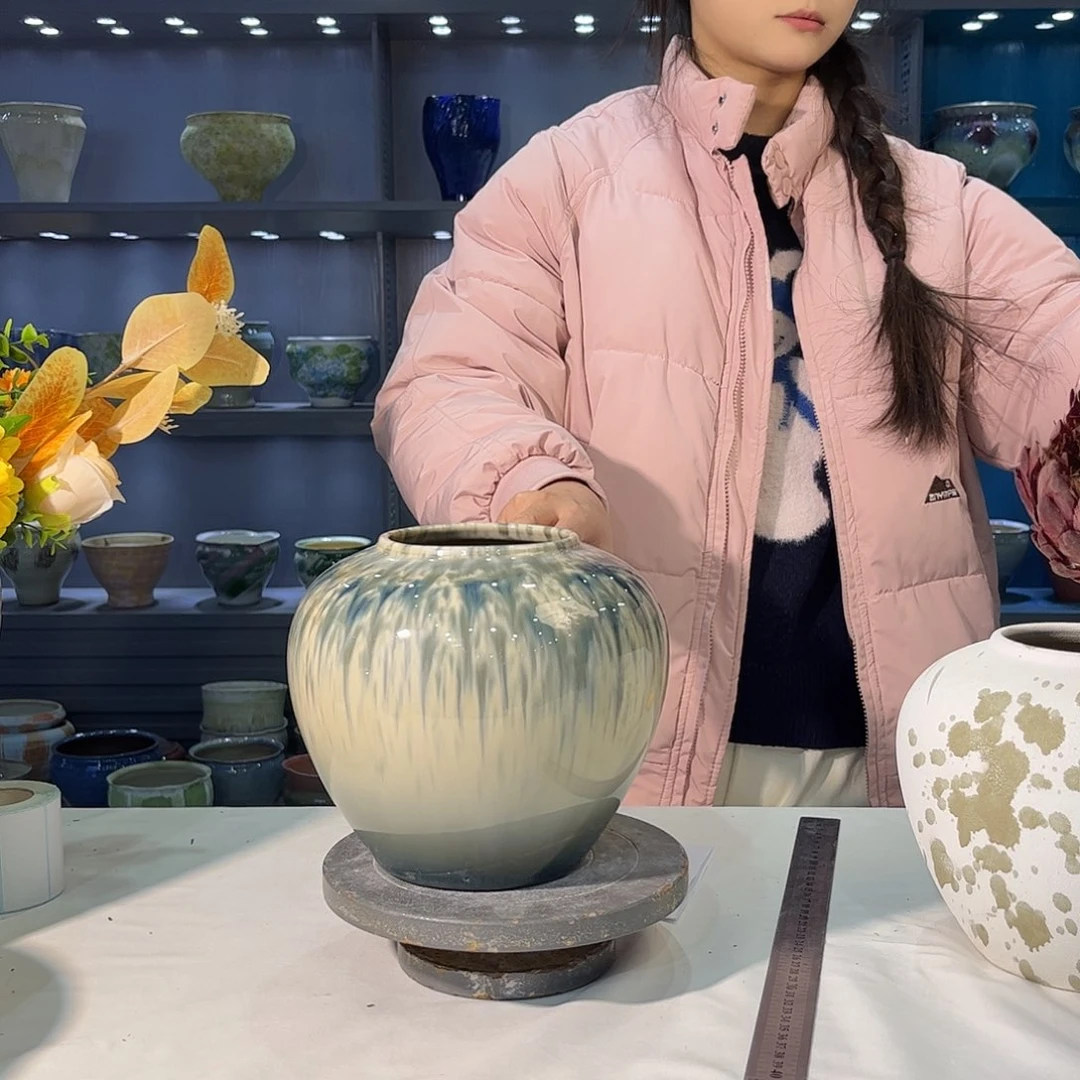 陶摆件景德镇陶瓷花瓶