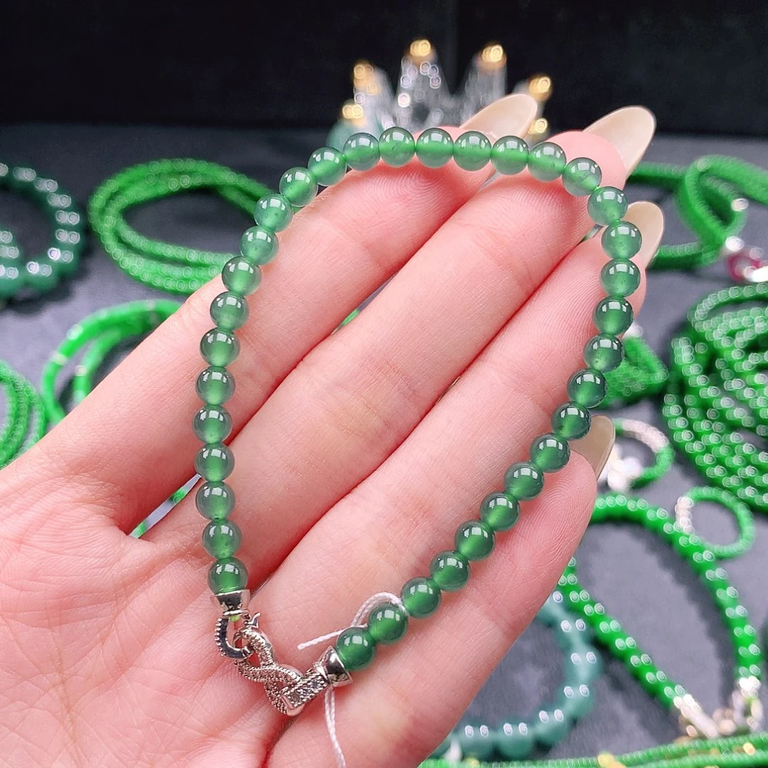翡翠未镶嵌手串手链