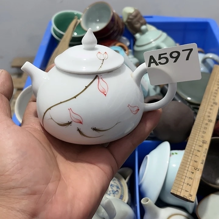 茶具默认微瑕瓷器、茶具、壶、摆件，介意勿拍