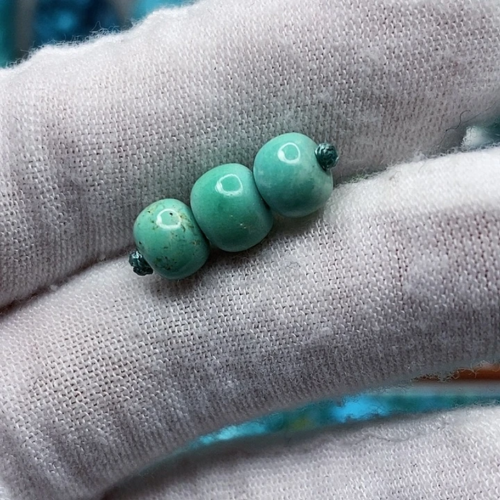 绿松石未镶嵌天然原矿 地大质检