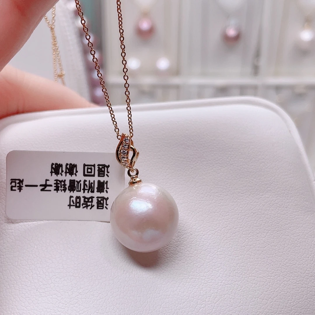 淡水珍珠吊坠(赠链)合金