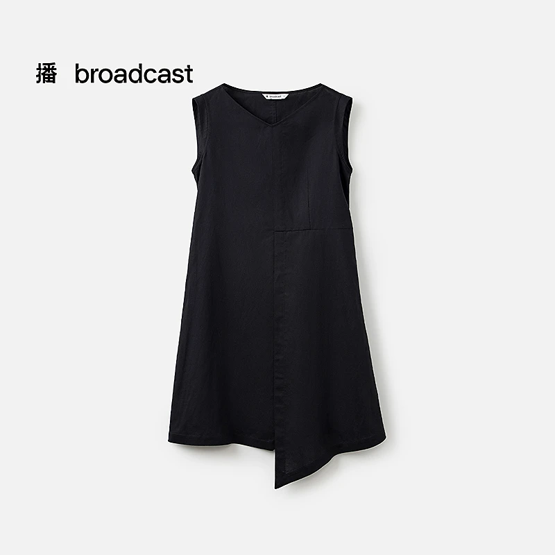 【商场同款】播BDS7LD2928优雅V领连衣裙