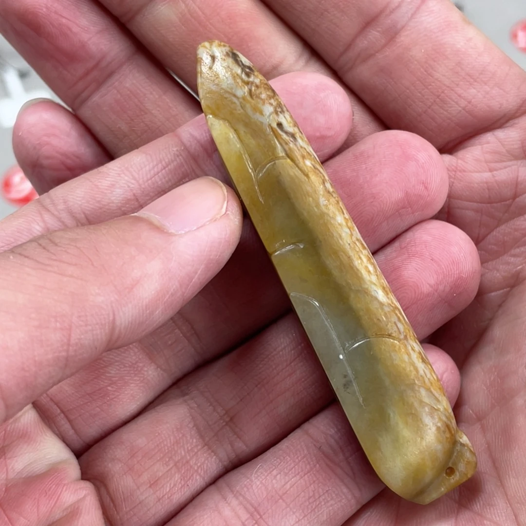 和田玉（糖玉）颈饰未镶嵌