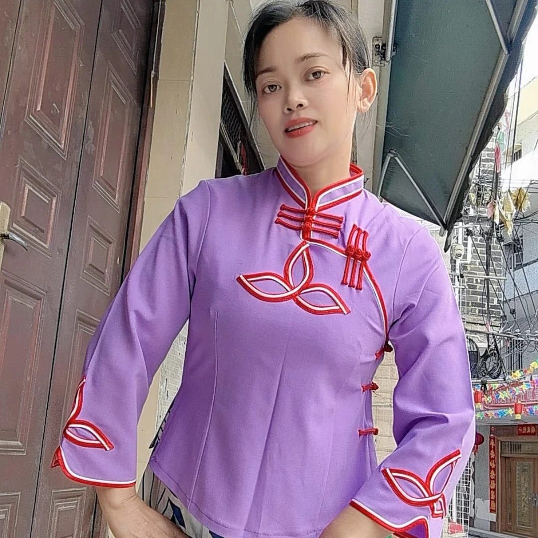 醉美广西，少数民族服饰素版上衣