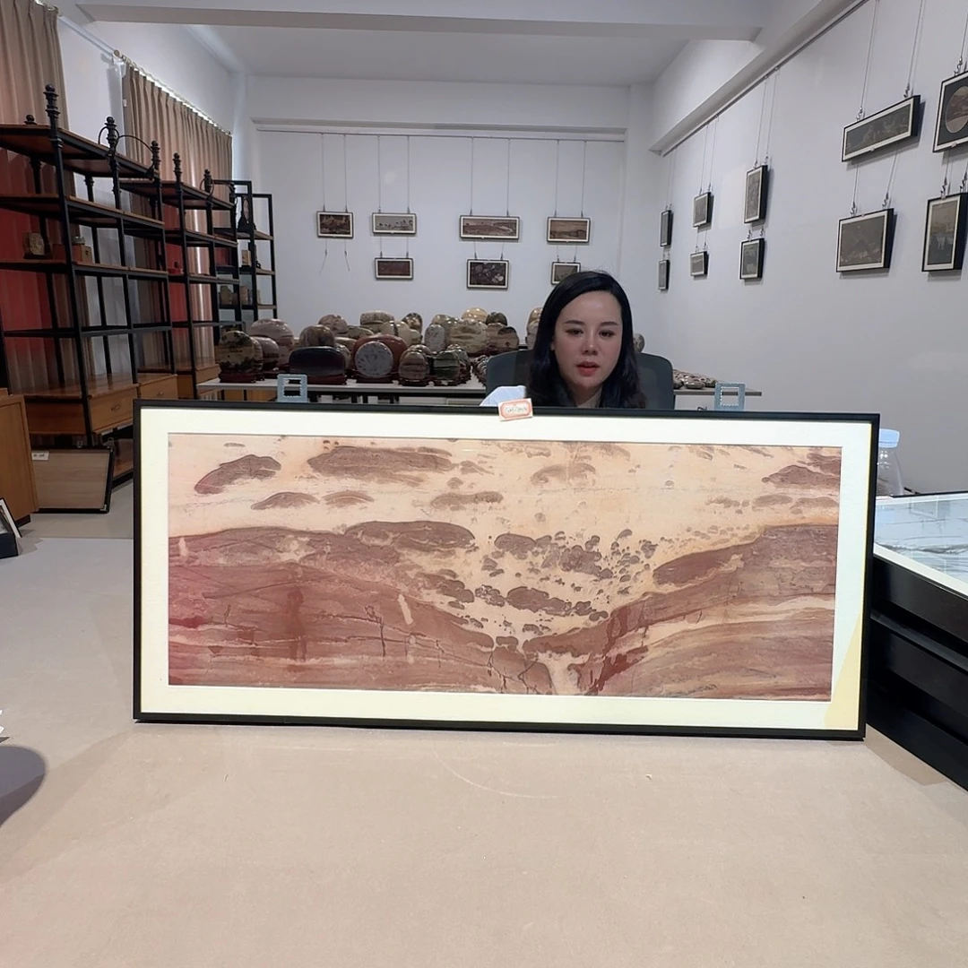 60×26 长江画面石板画