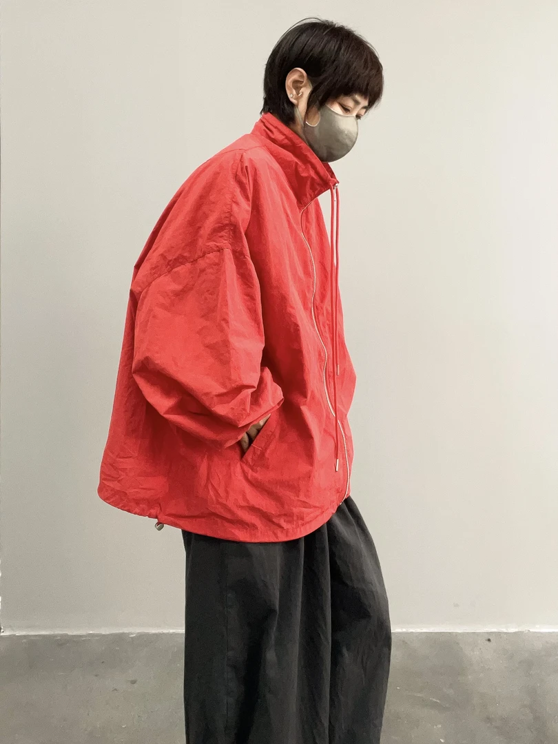 Z014 立领拉链宽松防晒衣百搭薄款休闲