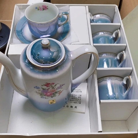一壶五套咖啡杯黄车下单一单包邮