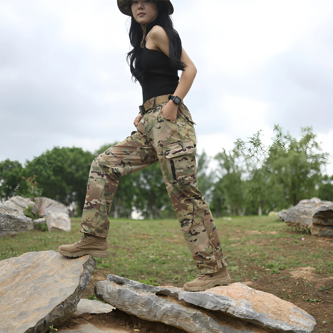 2025新款四面弹力长裤男户外工装裤透气速干