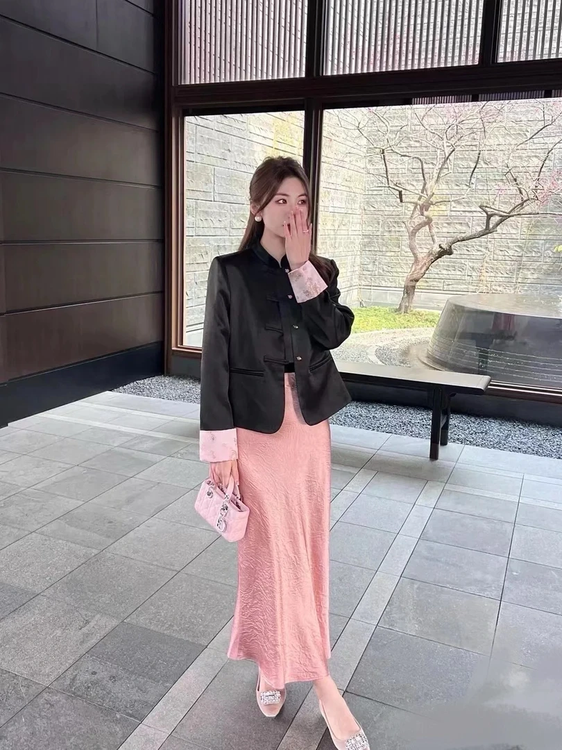 新款休闲气质长袖春季时尚百搭小香风外套83018