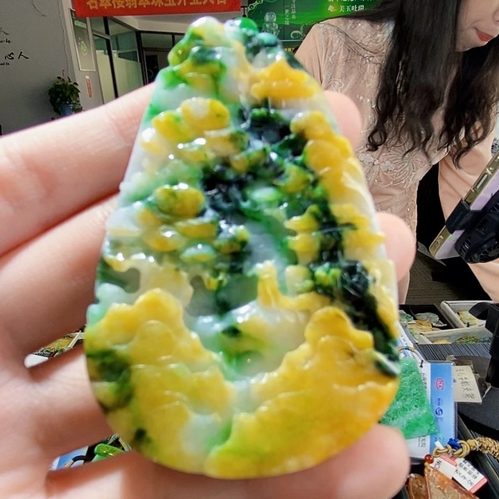 颈饰未镶嵌翡翠翡翠